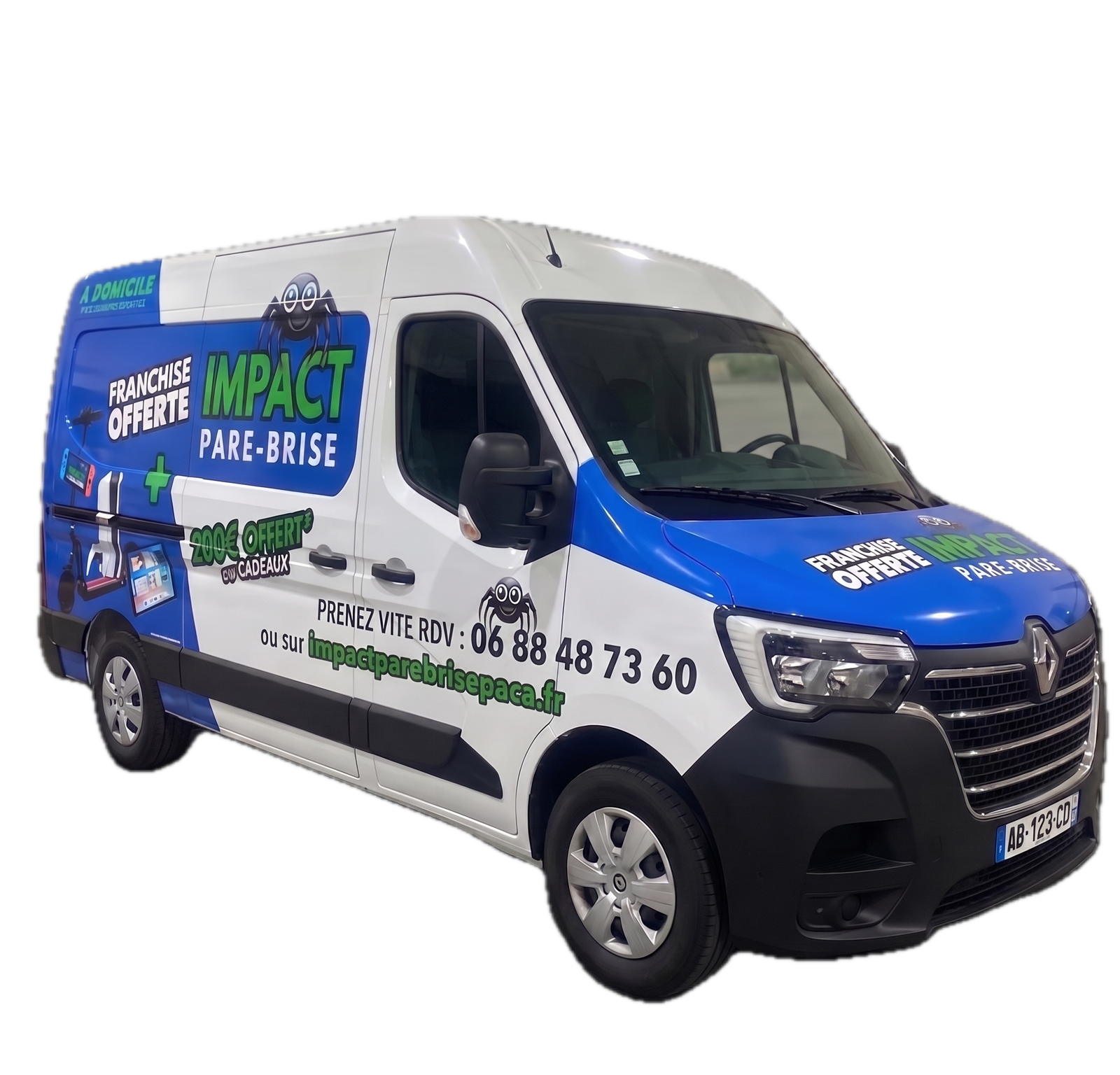 Camion Impact Pare-Brise